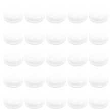 600St Witte Schroef Plastic Snap Cover Voor Meubels En
