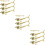 12St Gouden Metaal Chopstick Rest Figuren 8