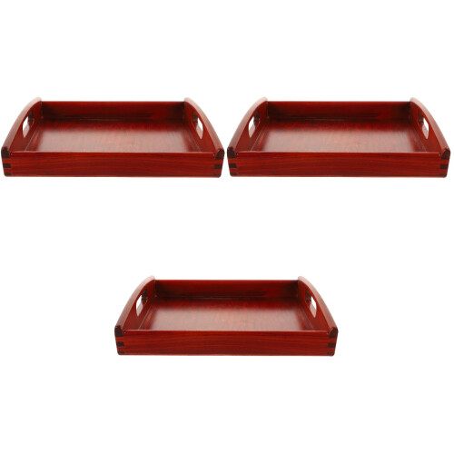 3St Tray Met Handvatten, Multifunctioneel En 2