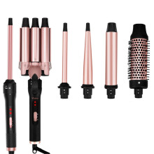 1/2 Inch Curling Wand for Tight Bouncy Curls, Dual Voltage Ceramic Iron for Travel