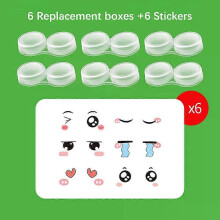 (As show, 124-PinkUSB) Portable Contact Lenses Cleaner Ultrasonic With Removable Box Remove Tear Protein Cleaning Machine Portable Contact Lenses Case