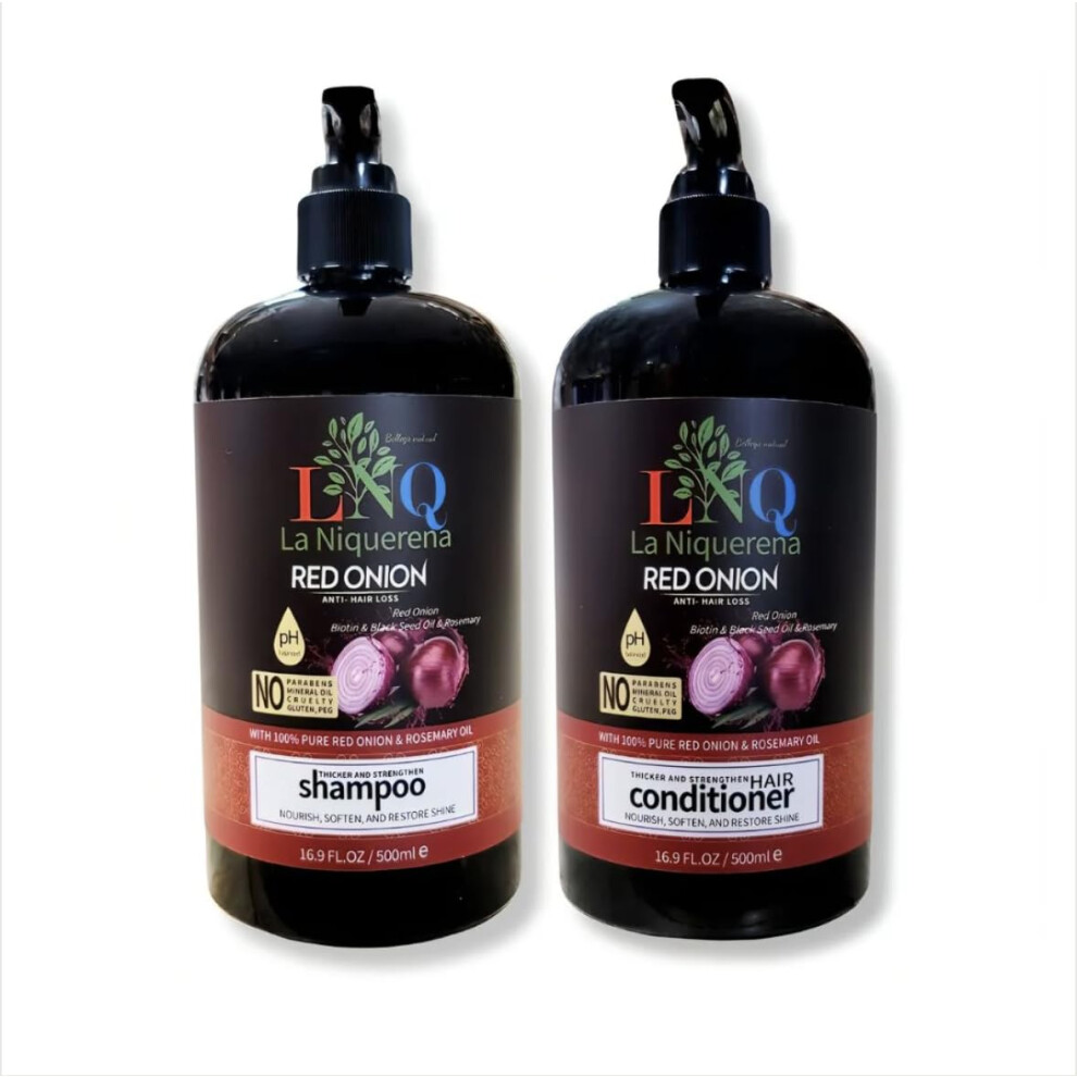 Onion and Biotin Hair Growth Shampoo Kit â Anti Hair Loss, Anti Dandruff, Deep Hydration, Frizz Control