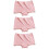 3St Roze Dames Briefs Midden Taille Elastisch Ademend Materiaal 5