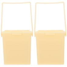 8St Khaki Penseelreinigers, Multifunctionele Plastic Wateremmers