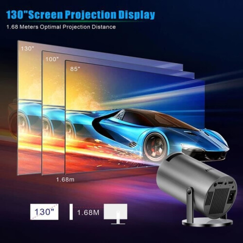 Προβολέας βίντεο - ISINBOX - Φορητό - 1080P - WiFi 5G - Bluetooth - 350 ίντσες 2