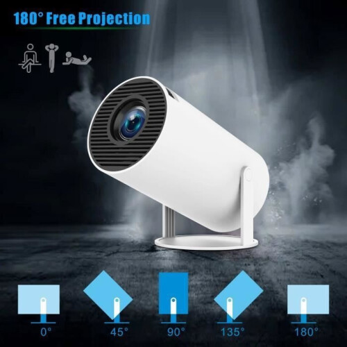 Φορητός βιντεοπροβολέας - ISINBOX - 4K - 1600 Lumens - WiFi 2.4/5G - Bluetooth 5.2 1