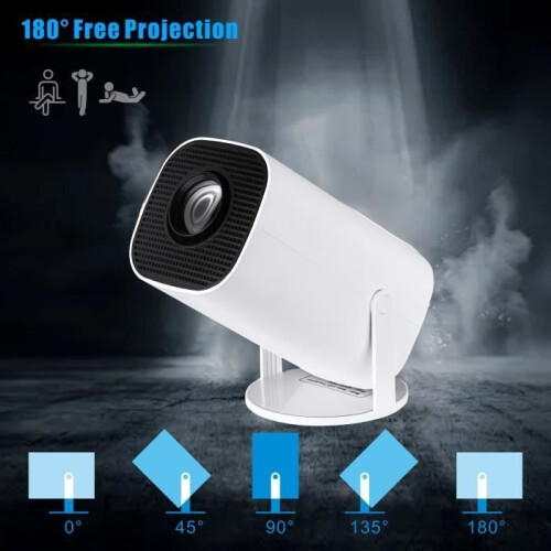 Draagbare Android-projector 1080P Full HD 1500 Ansi Lumen met 5G Wifi 1