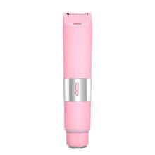 Women's Bikini Trimmer DualHead Waterproof Electric Shaver Rechargeable Precision Razor Red