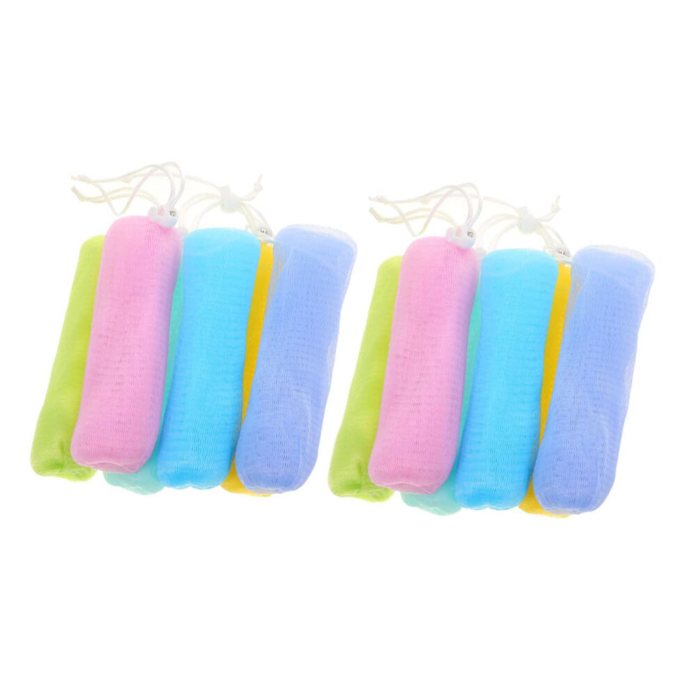 12pcs Soap Foaming Net and Exfoliating Soap Pouch Bags for Rich Lather and Deep Cleansing Shower Use