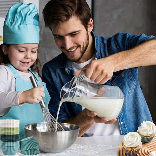24er-Pack Mini-Muffinförmchen aus Silikon – wiederverwendbare Cupcake-Förmchen für Kuchen, Pudding und Pudding (4 Farben) 1