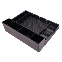 Barber Clipper Organizer with Multiple Tool Compartments, ABS Hair Clipper Holder Tray