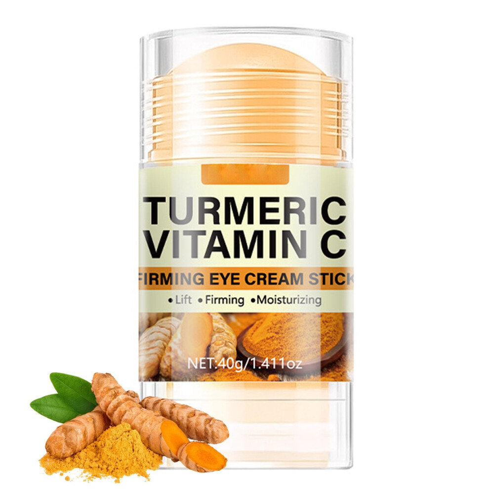 Dark Turmeric Vitamin C Eye Balm Stick For Circles, Puffiness And Wrinkles, Deep Hydration Formula