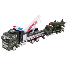10Stk Metall Mini Rückziehautos Mit Lastwagen- Und Raketenmotiven Bunt