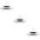 3Pcs Silver Dish Storage Container with Lid for Kitchen 11