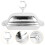 3Pcs Silver Dish Storage Container with Lid for Kitchen 3