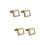 2Paare Goldene Manschettenknöpfe Für , Elegant 6