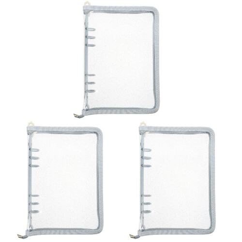 3Stk Langlebiger Zipper Binder Einband Wohnlich & Schmutzabweisend 1