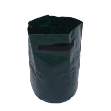 2Pcs Garden Waste Bags with Handles Reusable Leaf Yard Trash Bag Green