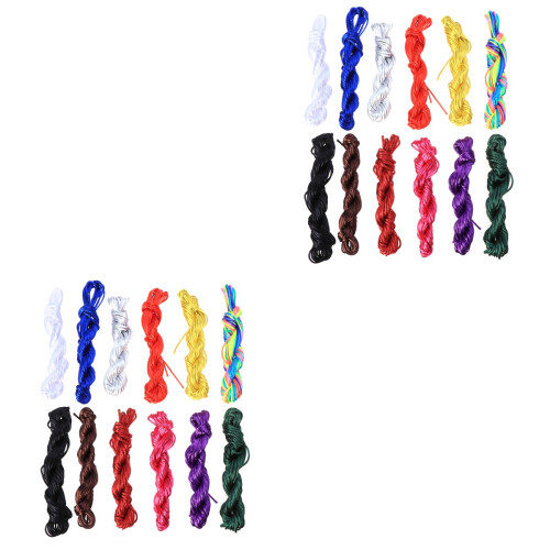 Chinesisches Knotenseil Nylon Farben Schmuck Garn DIY 2