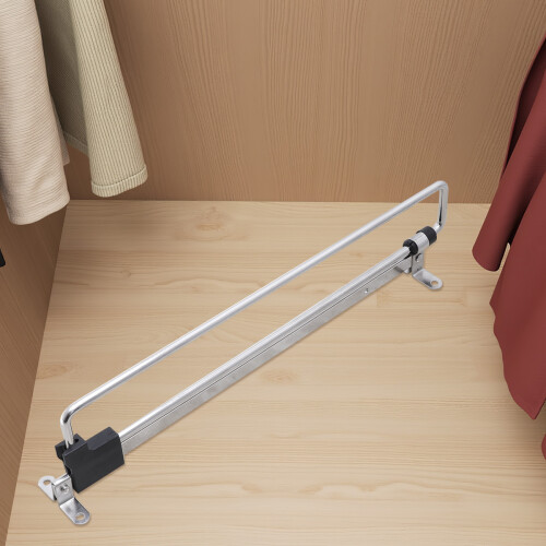 2Stk Multifunktionaler Kleiderbügel, Silber, Für Schrank 2