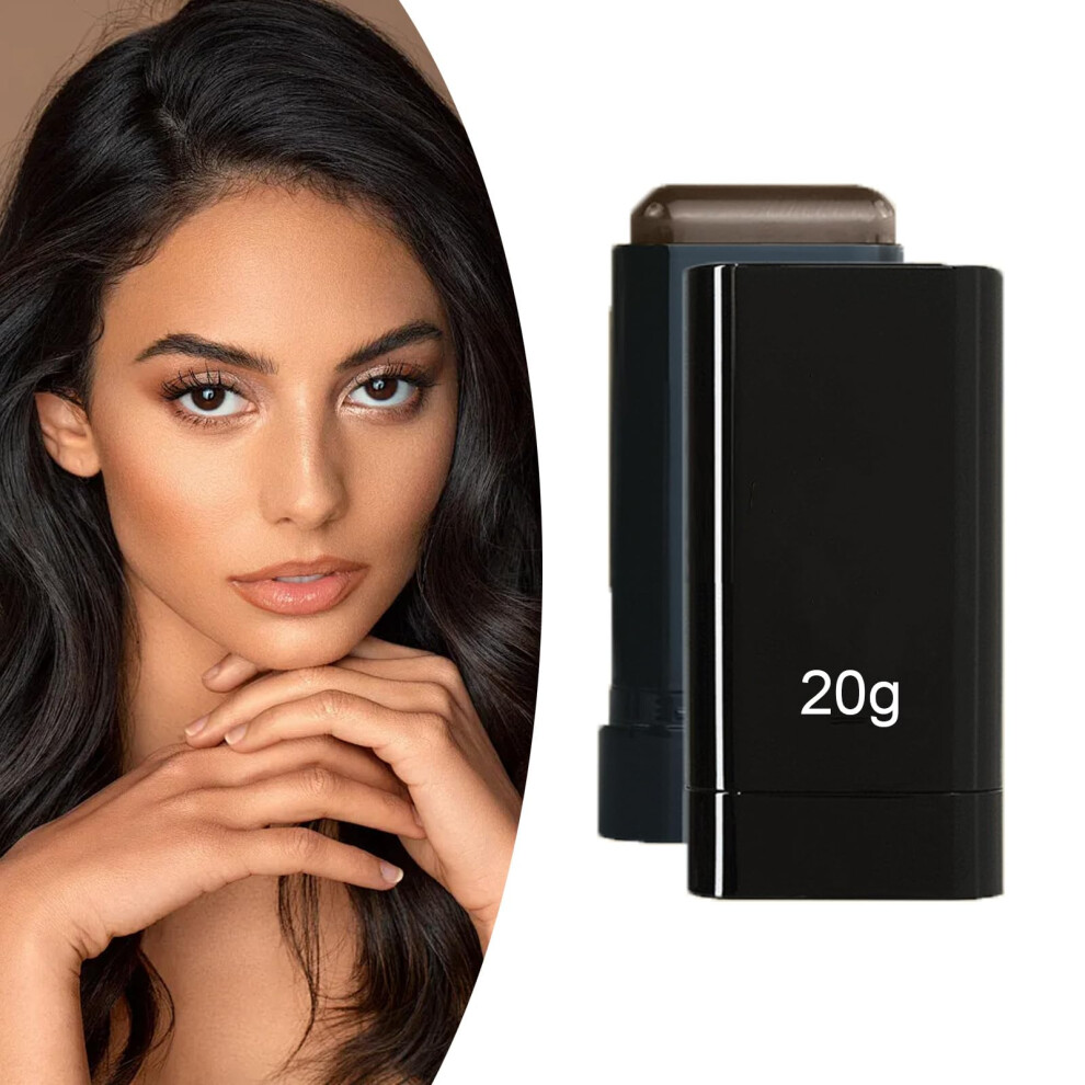 Instant Gray Coverage Hair Dye Comb in Natural Coffee Shade for Mess Precise Touchups