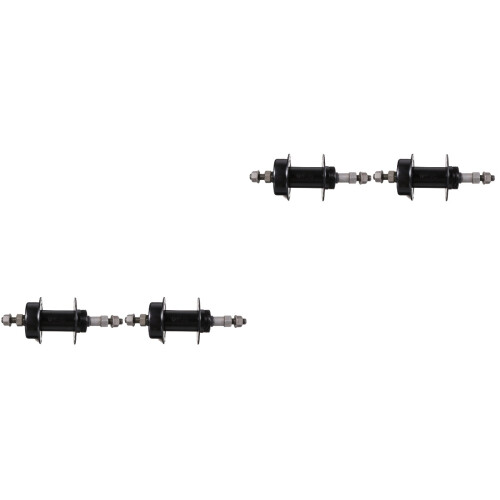 2Pièces Hub Compact Noir Matériel Durable Faible Friction 2