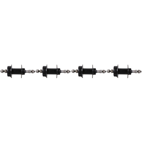2Pièces Hub Compact Noir Matériel Durable Faible Friction 1