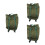 3Pièces Compression Légers Vert Pour Camping Trek 8
