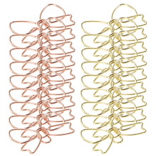 60Pièces Accessoires Trombones Métal Décoratifs Forme