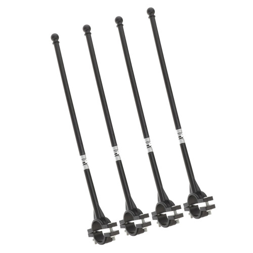 8Pièces Guidon Métal Noir Résistance 1
