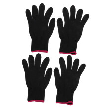 Heat Resistant Hair Styling Glove with NonSlip Silicone Bumps for Curling Iron Protection