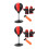 2Ensembles Jeu De Boxe De Table En Couleurs Assorties Avec En PU 6