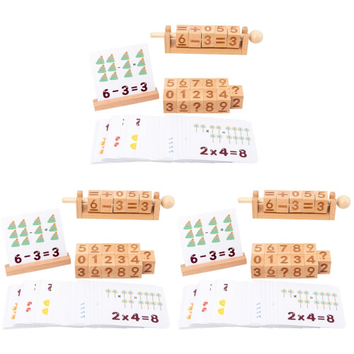 3Ensembles Jouets D'intelligence En Bois Sécurisés Couleurs Variées 1