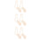 3Paires Gabarits En Bois Durable Marron Pour 8