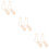 3Paires Gabarits En Bois Durable Marron Pour 9