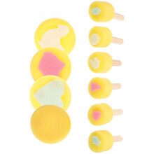50Pièces Tampons Pinceaux Éponge Colorés Pour Dessin Enfants