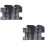 2Pièces Protection Trompette Cuir Noir Remplacement Pour Instruments 6