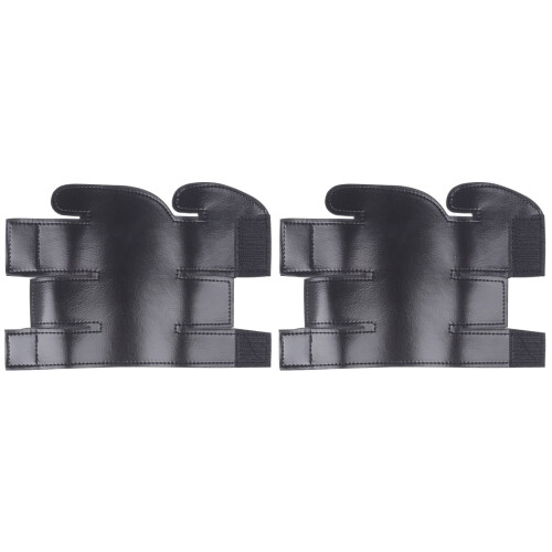 2Pièces Protection Trompette Cuir Noir Remplacement Pour Instruments 1