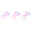 3Pièces Outil Épilation Rose Douceur Poils 4