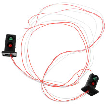 Set Of 3 Construction Toy Traffic Lights Train Layout Landscaping
