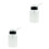 2Pcs Nail Remover Lockable Bottle Transparent Plastic Push Down Pump 3