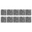 2 Pack Tile Stickers Waterproof Self-Adhesive Floor Kitchen Wall 1