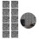 2 Pack Tile Stickers Waterproof Self-Adhesive Floor Kitchen Wall 10