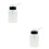 2Pcs Nail Remover Lockable Bottle Transparent Plastic Push Down Pump 6