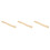3Pcs Versatile Khaki Wood Handles Replacement for Hand Tools 4