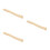 3Pcs Versatile Khaki Wood Handles Replacement for Hand Tools 10