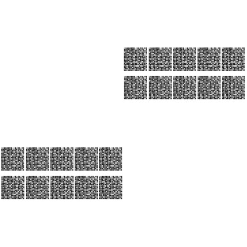 2 Pack Tile Stickers Waterproof Self-Adhesive Floor Kitchen Wall 2