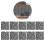 2 Pack Tile Stickers Waterproof Self-Adhesive Floor Kitchen Wall 8