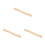 3Pcs Versatile Khaki Wood Handles Replacement for Hand Tools 5