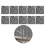 2 Pack Tile Stickers Waterproof Self-Adhesive Floor Kitchen Wall 9